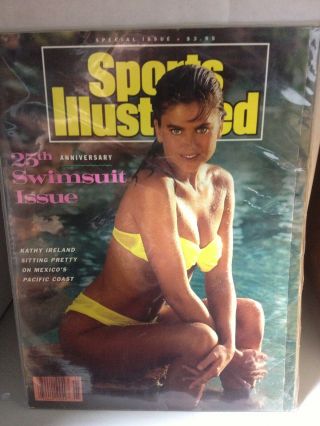 1989 Kathy Ireland Sports Illustrated 25th Anniversary Swimsuit Issue No Label