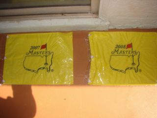 Masters Flag In Plastic 2007 Or 2008,  Check