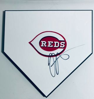 Joey Votto Hand Signed Autograph Home Plate Cincinnati Reds Auto Baseball