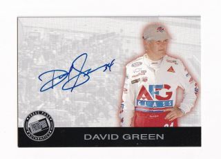 2001 Press Pass Autograph David Green Bv$12 Very Scarce