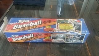 1993 Topps Baseball Complete Set Of Series 1&2 Factory Jeter Rookie Card