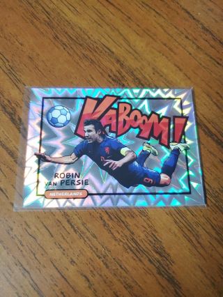 2017 - 18 Panini Select Soccer Robin Van Persie Netherlands Kaboom Card 12