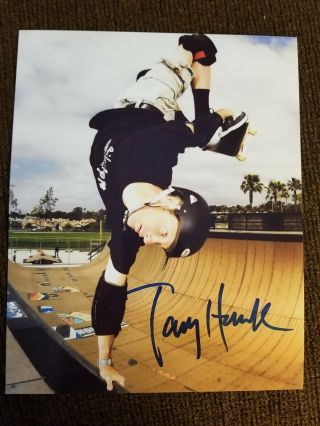 Reprint Tony Hawk Signed 8x10 Photo Skater Skateboard Rp Reprinted