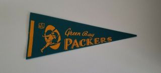 Vintage Green Bay Packers Mini Pennant 4x9 Inches Nfl