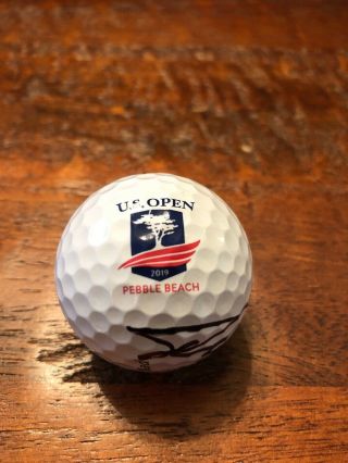 Tommy Fleetwood Signed 2019 US Open Golf Ball PGA Proof Autographed 2