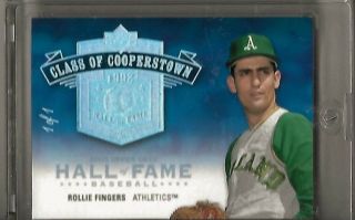 2005 Upper Deck Class Of Cooperstown Hall Of Fame Rollie Fingers D 1/1 A 