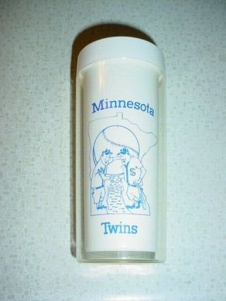 Vintage Minnesota Twins Baseball Cup (hard Plastic Thermo - Serv Style)
