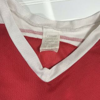 Vintage Russian Hockey Jersey CCCP 10 Red White Yellow Jersey 5