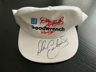 Sensational Dale Earnhardt Gm Goodwrench Autographed Nascar Hat