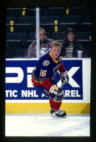 Brett Hull St Louis Blues Nhl Hockey 35mm Color Slide (file - 00508)