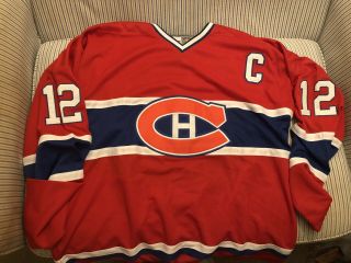 12 Ccm Yvan Cournoyer Montreal Canadiens Jersey Size 60