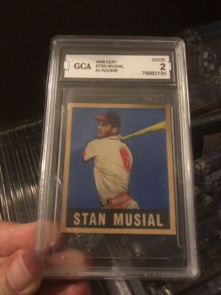 1948 Leaf Stan Musial Rookie Card 4 -