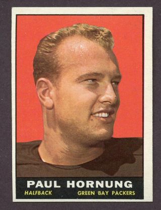 1961 Topps 40 Paul Hornung Packers Excl