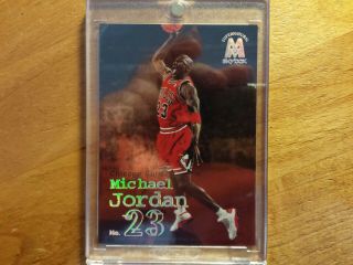 Michael Jordan 1998 - 99 Skybox Supernatural 141 In Mag Case Bulls Unc Hof ;]