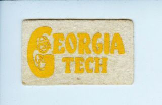 1940s - 1950 Georgia Tech American Nut Chocolate College Football Mini Pennant