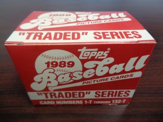 1989 Topps Traded Factory Complete Set - Fresh From Case - Griffey Jr.  Rc?