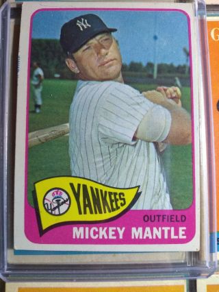 Mickey mantle 1965 Topps 350 4