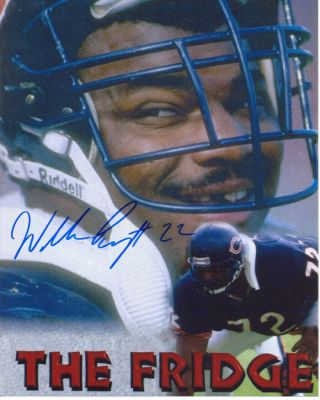 William Perry Nfl The Fridge Chicago Bears Signed 8x10 Bears Photo With