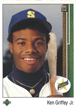 1989 Upper Deck Baseball Complete Set 1 - 800 Ken Griffey Jr.  Rookie Card Ex/mt,