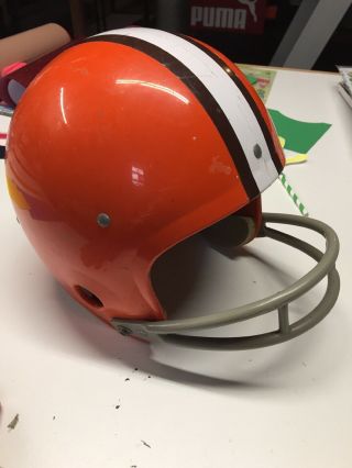 Vintage Cleveland Browns Football Helmet Rawlings Hnfl - N Large Youth