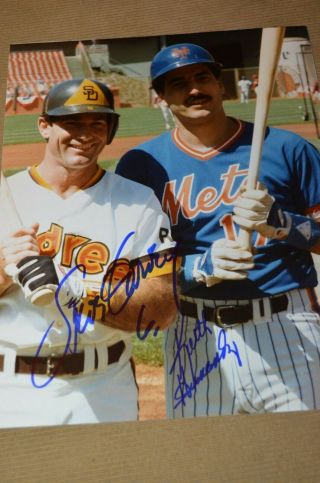 Keith Hernandez And Steve Garvey Autographed Signed 8x10 Photo