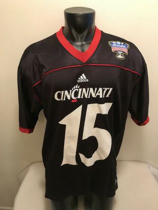 University Of Cincinnati Bearcats 15 Adidas Football Jersey Mens Xl