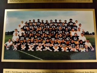 1978 Pittsburgh Steelers Bowl XIII Champions Team Picture Plaque 16 