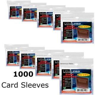 10000 800 600 400 100 Ultra Pro Soft Trading Card Sleeves Protection Pokemon