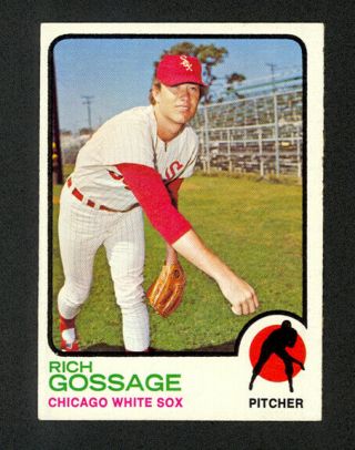 1973 Topps Rich " Goose " Gossage 174 - Rc - Chicago White Sox - Ex - Mt