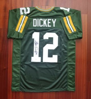 Lynn Dickey Autographed Signed Jersey Green Bay Packers Jsa