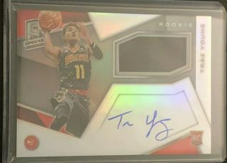 2018 - 19 Panini Spectra Trae Young Auto & Patch Rc 279/299