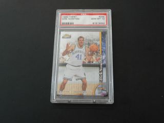 1998 - 99 Topps Finest Basketball Dirk Nowitzki Rookie Card 234 Psa 10 Gem