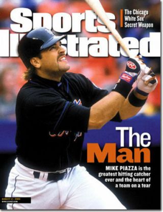 August 21,  2000 Mike Piazza York Mets Sports Illustrated No Label