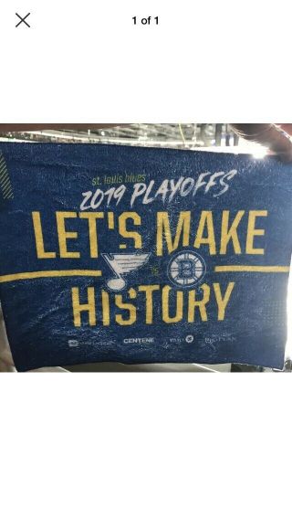 Nhl: St.  Louis Blues 2019 Stanley Cup Final Rally Towel - Game 4