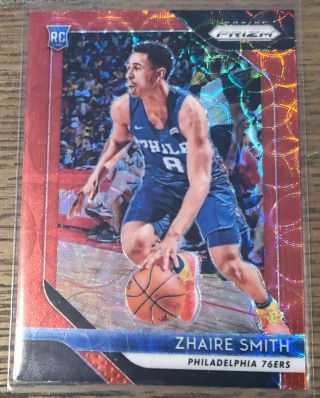2018/19 Panini Prizm Rookle Red Choice Zhaire Smith Rc 04/88 189