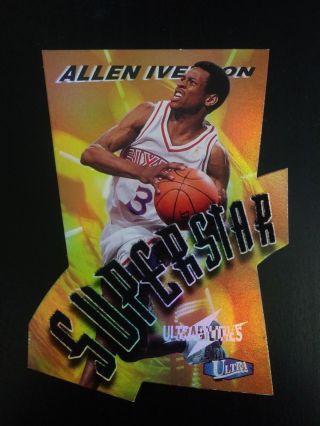 Allen Iverson 1997 - 98 Ultra Ultrabilities Superstar Die Cut