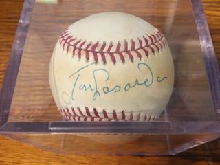 Los Angeles Dodgers Mlb Tommy Lasorda Signed /autographed Baseball Hard Case