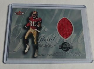 R494 - Jerry Rice - 2000 Fleer - Feel The Game - Jersey - 49ers -