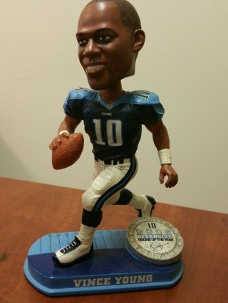 Vince Young Tennesse Titans Bobble Head 2006 Rookie Of The Year Nfl - Numbered