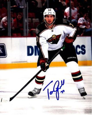 Tom Gilbert Minnesota Wild Signed Autograph 8x10 Photo Picture Hockey Nhl