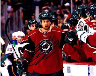 Kyle Brodziak Minnesota Wild Signed Autograph 8x10 Photo Picture Hockey Nhl