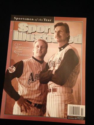 December 17,  2001 Randy Johnson Curt Schilling Soy Sports Illustrated No Label