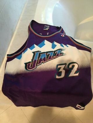 Utah Jazz Karl Malone 32 Basketball Jersey