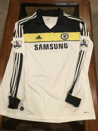 Adidas Chelsea Fc Football Club Samsung White Climacool Jersey 3xl Long Sleeve