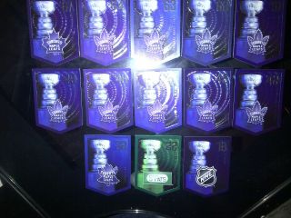 Toronto Maple Leafs Team Set Molson Coors Budweiser Panini Stanley Cup Banners