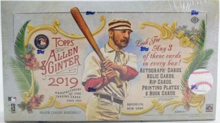 2019 Topps Allen & Ginter Baseball Factory - Hobby Box - 3 Hits