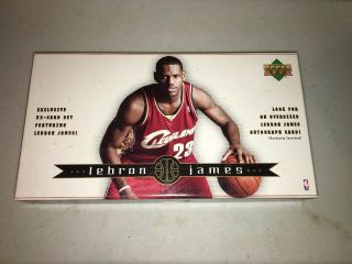 2003 Upper Deck Exclusive Lebron James 32 - Card Rookie Set
