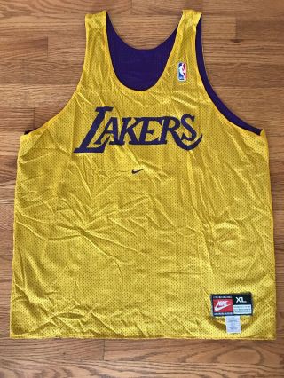 Nike Los Angeles Lakers Practice Jersey Vintage Kobe Xl