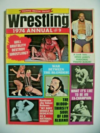 Victory Sports Series Wrestling 1974 Annual 9 Inoki Dory Jr.  Ladd Blond Gals