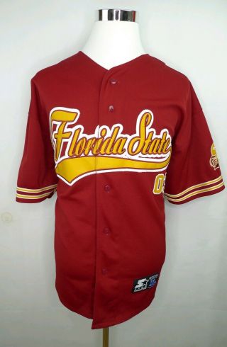 Fsu Florida State Seminoles Football Vintage Starter Baseball Jersey Xl Ncaa 90s